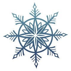 Blue snowflake, perfect for winter designs
