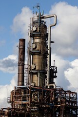 Chemical plant in la spezia italy