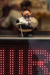 Vertical photo of a viking toy as souvenir of Estonia