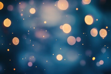 Dreamy bokeh background with blurred glowing orbs, soft and romantic atmosphere, cinematic elegance