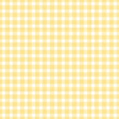 Yellow gingham pattern background. Perfect for textiles, digital paper, and various design projects. The classic checkered plaid design adds a touch of vintage charm.