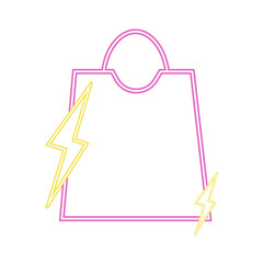 Neon Flash Sale Futuristic