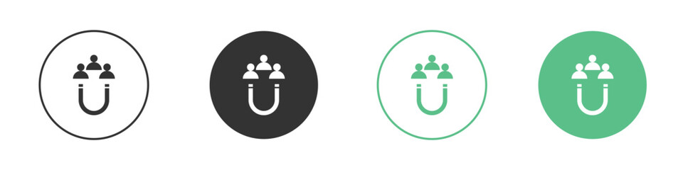 User engagement icon element for designs