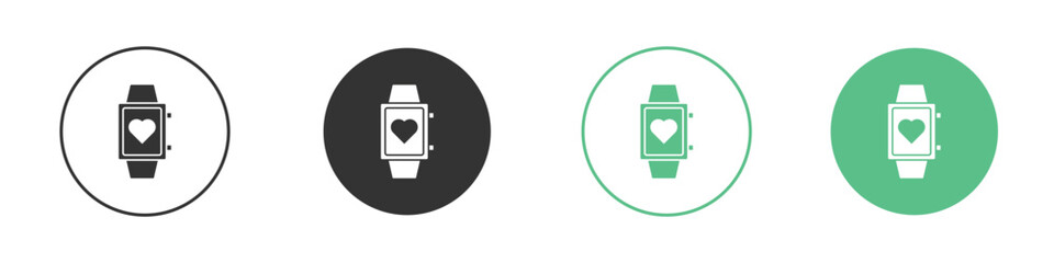 Smartwatch icon element for designs
