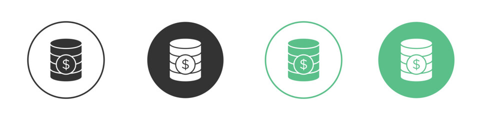 Money icon element for designs