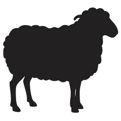 Sheep silhouette icon