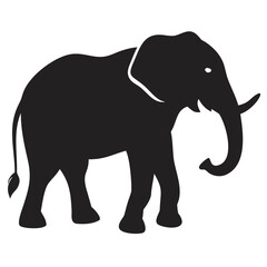 Elephant silhouette icon