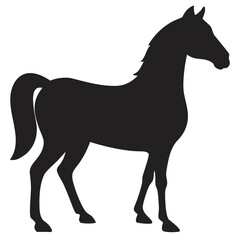 Horse silhouette icon