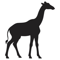 Giraffe silhouette icon