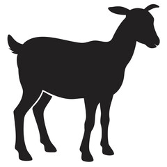 Goat silhouette icon