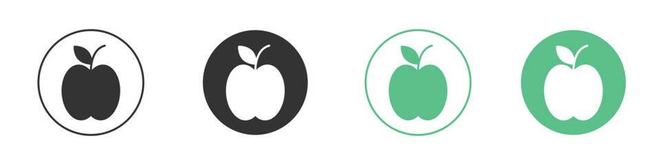 Apple icon element for designs