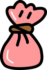 Sack hand drawn icon