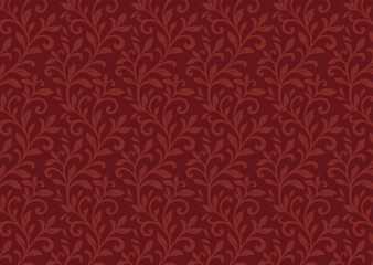 Botanical Leaf Pattern Background – Elegant Seamless Design
