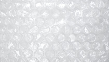 Fototapeta premium Close-up of bubble wrap texture showcasing its unique pattern and transparency for packaging use