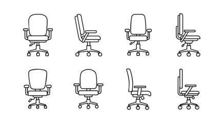 Vector art of chair isolated on white © iconworld