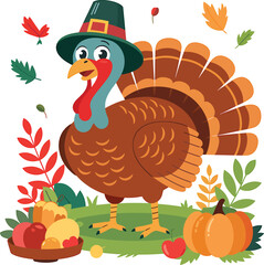 Thanksgiving Day T-Shirt Design Typography Vector Illustration Cut File