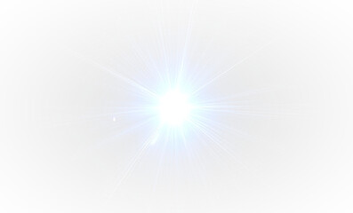 Blue star glow overlay