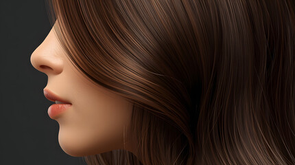 Silky Brown Hair Beauty Profile