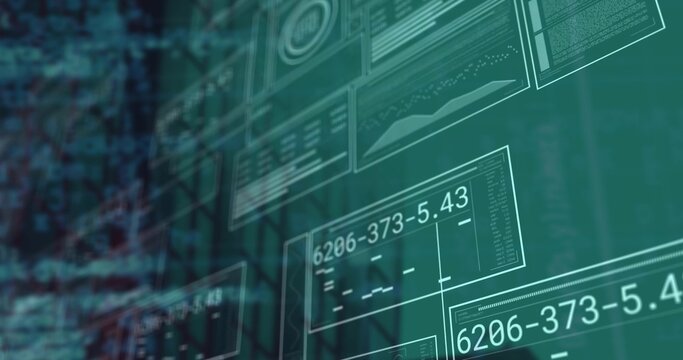 Floating central numeric panel displaying 6206-373-5 - Powered by Adobe