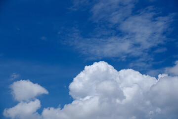 blue sky with clouds
