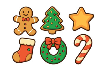 Renewable energy symbols with wind turbines and solar panels. Set of 6 vector illustration