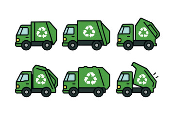 Happy people promoting sale event with cheerful expressions. Set of 6 vector illustration