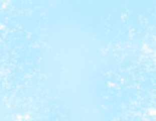 Soft Blue Bokeh Light Effect Background