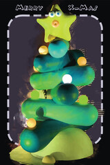 a bubble christmas tree