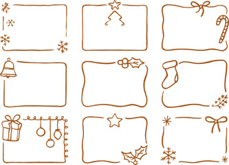 Vintage vector frames and labels set with decorative borders and retro design elements