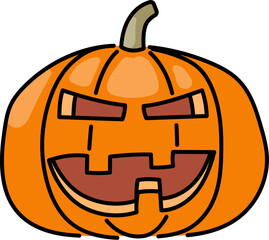 Jack-o-lantern illustration