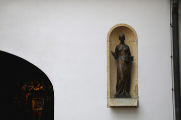 Traditional architecture in Zagreb, Croatia.