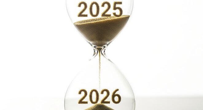 time is money concept happy new year 2026 - Powered by Adobe