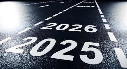 close up shot of a calculator happy new year 2026