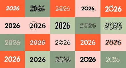 vintage sale tags happy new year 2026