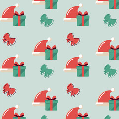 Festive, Christmas, New Year pattern for printing on paper, fabric, background