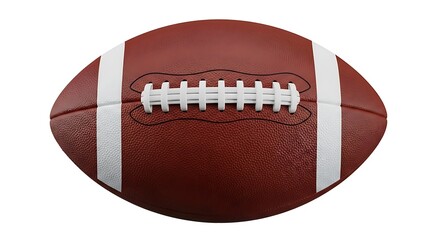 illustration American football on a white background