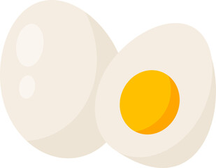 Egg slice hand drawn