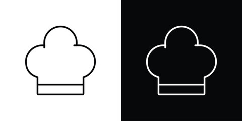 Chef icon vector illustration. editable stroke icon.