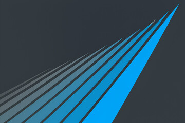 Abstract Blue Rays Gradient Diagonal Lines Vector