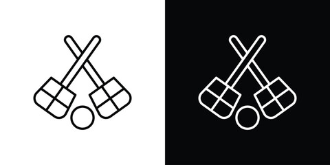 America map icon vector illustration. editable stroke icon.