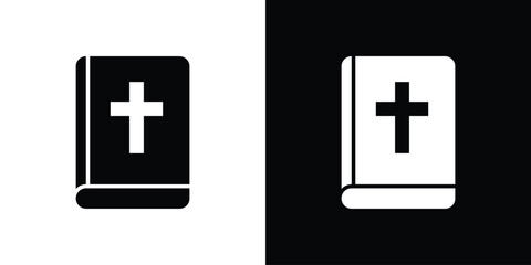 Bible icon glyph vector Illustration