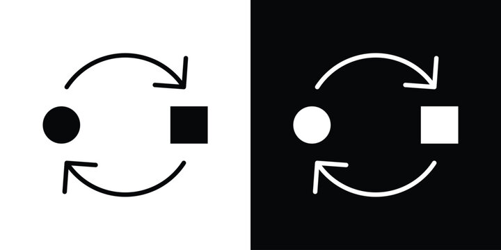 Adaptation icon glyph vector Illustration