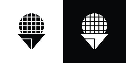 Stroopwafel icon glyph vector Illustration