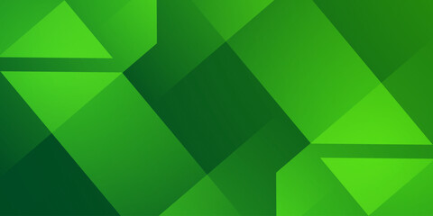 Abstract colorful green background. Simple elegant pattern dynamic banner design.