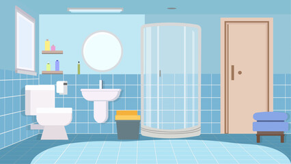 Cozy Home Bathroom Scene
