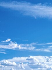 blue sky with clouds