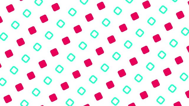 Seamless Geometric Pattern Vibrant Pink and Teal Diamonds on White Background Modern Abstract