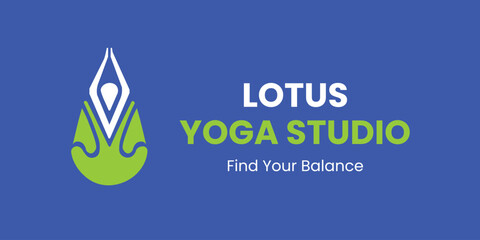 Lotus yoga studio logo
