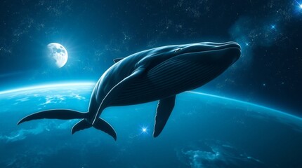 Galactic Whales Humpbacks Soaring Through Cosmic Nebula_8