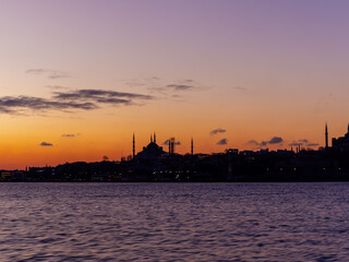 Fototapeta premium Istanbul at sunset